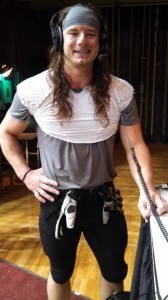 DE Jake Lattimer in post game on.