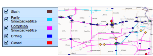 Kansas Road conditions 7 a.m. Monday