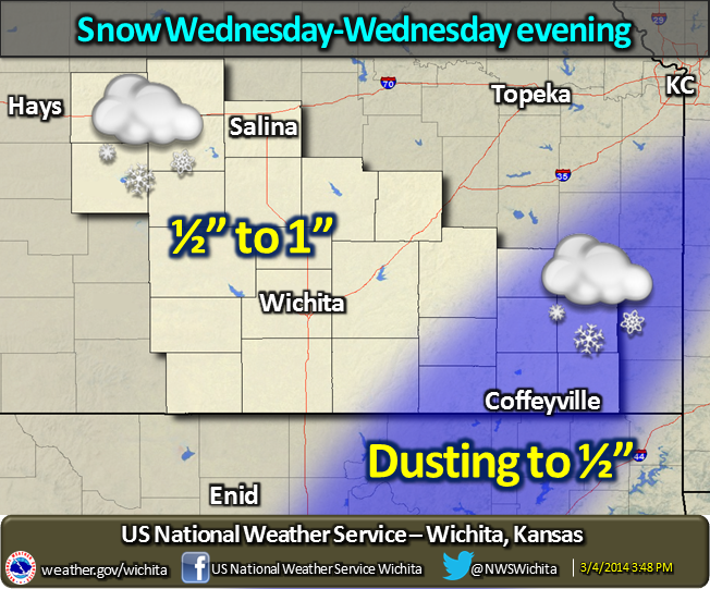 More Snow Wednesday The Salina Post