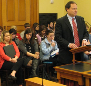 Jeff Chanay, head of the civil litigation division at the Kansas Attorney General's Office, testified about his agency's involvement in lawsuits challenging the Affordable Care Act.- Photo by Dave Ranney