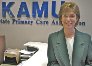 Cathy Harding, executive director of the Kansas Association for the Medically Underserved.- Photo KHI News