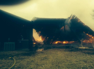 April fire at Camp Aldrich