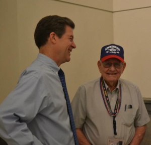 Governor Brownback meeting with veterans earlier this week