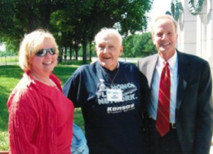 Senator Moran shared this photo of his father on Facebook Saturday