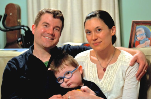 The Reed family recently moved from Baldwin City to the Colorado Springs area so their son, Otis, could begin treatment with a form of medical marijuana.-Photo by Trevor Graff