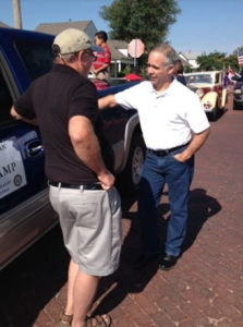 Rep. Huelskamp at Friday's Patriots Parade in Hutchinson