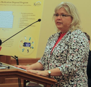 Debra Billingsley, executive director of the Kansas Board of Pharmacy- photo KHI news 
