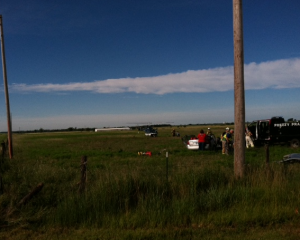 KHP working at the scene of Tuesday morning's Reno County accident