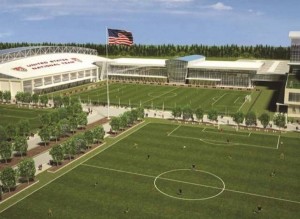 Artist rendering of Soccer Training Center.