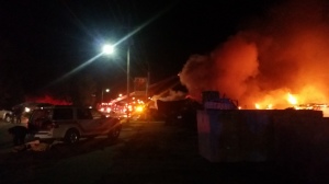 Friday night fire at the former Flamingo motel in Salina