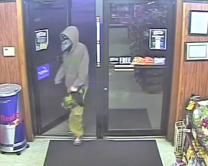 Photo from the store video camera