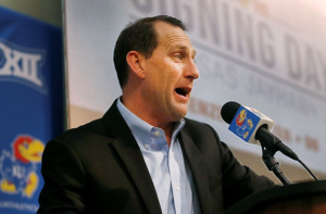 KU Coach Beaty -photo Kansas Athletics