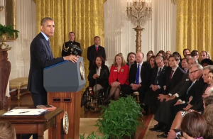 Thursday's White House ceremony- courtesy photo