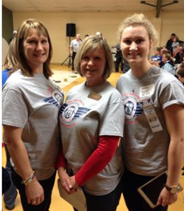 Devon and Lesley Byrn with Janice Northerns(middle) courtesy photo