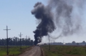 View of the October accident