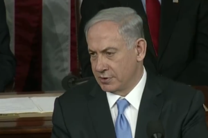 Netanyahu speaks to a join session of Congress on Tuesday
