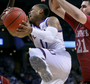 Frank Mason led the Jayhawks with 17 points- Univ. of Kan. Athletics