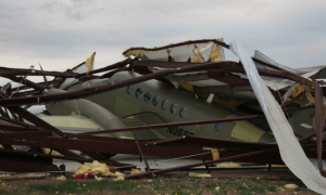 Wichita Jabara airport storm damage-courtesy photo