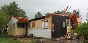 Tornado damage in Scandia- KHP photo