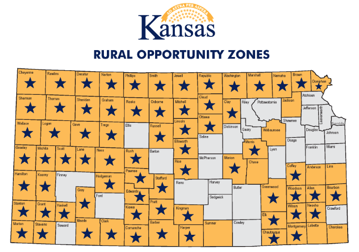 Rural Opportunity Zone program working in rural Kansas