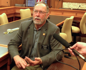 Photo by Andy Marso Rep. Tom Sloan, a moderate Republican from Lawrence, has provided House leaders with a plan that covers the estimated $68 million annual cost of Medicaid expansion and generates an additional $39.1 million to help balance the state budget. -