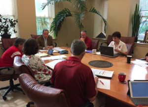 Difficult day. President's Council reviewing list of employees to be included in potential mandatory state furlough. Employees will be notified by noon today- Pittsburg State photo
