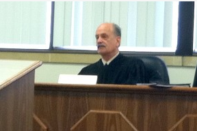 Judge Joe McCarville at Tuesday's hearing