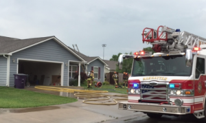 Fire at a home in Manhattan on Sunday