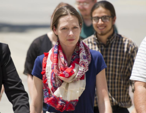 Photo by James Dobson/Garden City Telegram Shona Banda, 38, of Garden City, was charged Monday in a medical marijuana case. If convicted on all counts, she faces a maximum of 30 years in prison.