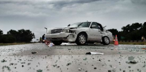 KHP photo from one of the Friday morning accidents on Interstate 135