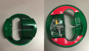 Skimmer found at Wichita Sunflower Bank location (Photo courtesy of the Wichita Police Department).