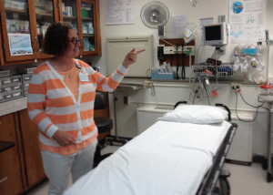 Debbie Bruner, administrator of Minneola District Hospital, says her facility sees patients in need of mental health services every day. BRYAN THOMPSON HEARTLAND HEALTH MONITOR