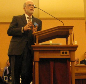 Tom Bell, president of the Kansas Hospital Association, has testified before state legislators on the benefits of Medicaid expansion. CREDIT DAVE RANNEY / KHI NEWS SERVICE