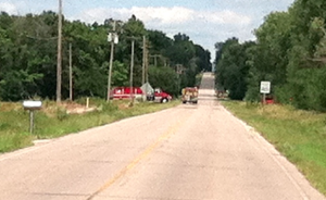 Location of Wednesday's Reno Co. house fire