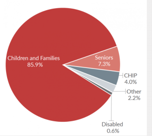 Growth in KanCare enrollment by category 2013-14 CLICK to enlarge