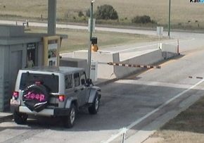 Kansas Turnpike camera view at Osage City