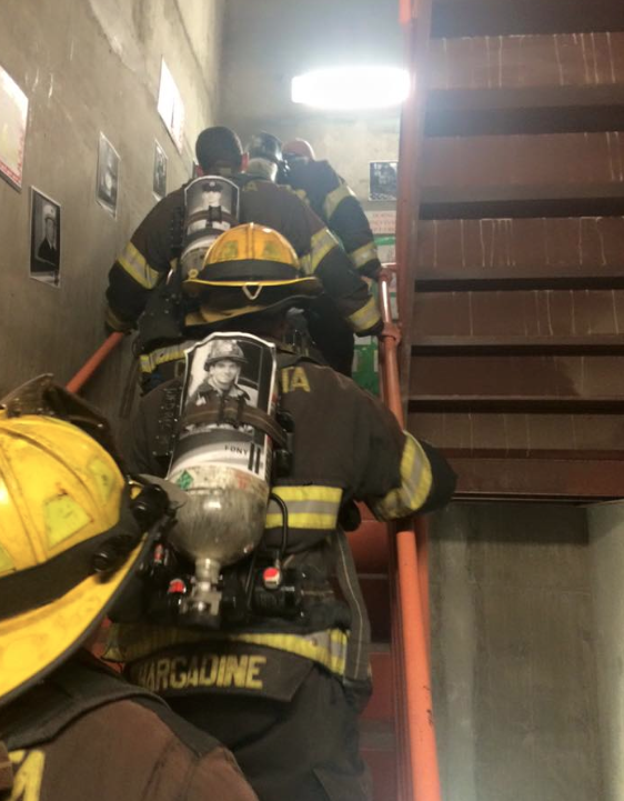 Firefighters climb stairs in Kansas to honor 9/11 crews