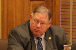 Rep. Dan Hawkins, a Wichita Republican who chairs the House Health and Human Services Committee and co-chairs the KanCare oversight committee, was the recipient of the most MCO lobbying meals through May 27. Hawkins received 41 meals worth nearly $1,062. CREDIT ANDY MARSO / HEARTLAND HEALTH MONITOR