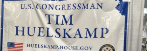 Congressman Huelskamp's booth at the state fair