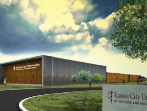Photo by Kansas City University of Medicine and Biosciences This rendering depicts the Kansas City University of Medicine and Biosciences’ new campus, which is scheduled to open in 2017 in Joplin, Mo.