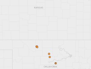 USGS map of Thursday morning quake