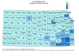 November unemployment by county- click to expand