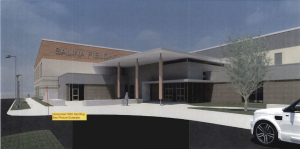 Artist rendering of the Downtown Field House
