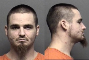 Saxon, Michael Alan -
Disobey traffic control device;
Driving While Suspended;
Improper stop lamp/turn signal;
Interference w/ LEO, Misdemeanor obstruction/resist/oppose;
No Proof Of Insurance;
Outside warrant/NCIC hit