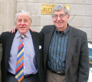 Snead in a social media account from March of 2015 "An old hard drive find. December 15, 2005 found (longtime Washington Post Publisher) Ben Bradlee (left) outside the Jefferson Hotel in D.C. obviously hurting for a lunch date.
