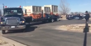 Elephants in the crates arrive in Wichita