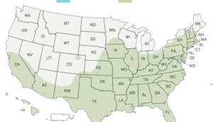 CDC image click to ExpandMaps have been updated from a variety of sources. These maps represent CDC’s best estimate of the potential range of Aedes aegypti and Aedes albopictus in the United States. Maps are not meant to represent risk for spread of disease.