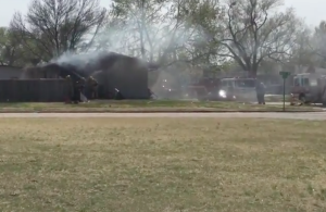 Saturday afternoon house fire in Salina