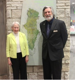 Nancy Kassebaum during Saturday's recognition- photo Flint Hills Discovery Center Foundation