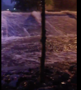 Street Flooding in Olathe on Tuesday -Courtesy photo